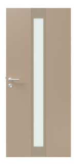 RAL 1019 Graubeige Innentür mit flächenbündigem Glasausschnitt (modulWERK 1.1) - vitaDoor