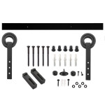 Schiebetürsystem Modern Schwarz für Holztüren - Intersteel