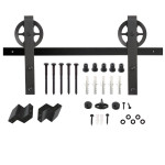 Schiebetürsystem Wheel Schwarz für Holztüren - Intersteel