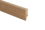 Sockelleiste Nuss SABO folienummantelt 2600 x 50 x 18 mm - Kaindl