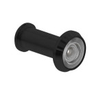 Türspion schwarz 180° Blickwinkel inkl. Abdeckklappe - ProGriff