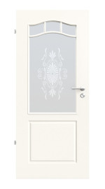 Bild 2 von Provence Typ 4002-B-LA Sprosse 8 Motiv Romantica Weißlack Innentür - Westag