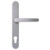 Compact 72 Silber Langschild Schutzbeschlag für Nebeneingangstüren - Interio
