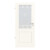 WESTAG Innentür Provence Typ 4002 Rosette Weißlack mit Lichtausschnitt Sprosse 11