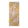 Lilie Innentür Alfons Mucha Reproduktion