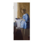 Briefleserin in Blau Innentür Johannes Vermeer Reproduktion
