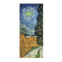 Zypressenweg unter dem Sternenhimmel Innentür Vincent van Gogh Reproduktion