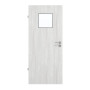Frontansicht von GARANT Feuchtraumtür Authentic Grigio GCK08 mit Lichtausschnitt LA-8
