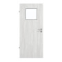 Frontansicht von GARANT Feuchtraumtür Authentic Grigio GCK08 mit Lichtausschnitt LA-9