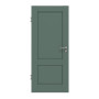 Frontansicht von CLASSEN Innentür Frame 5.9 Uni Green Dekorfolie