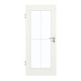 Frontansicht von GARANT Zimmertür Quer Authentic Bianco CPL mit Lichtausschnitt LA-2 Sprosse SP0
