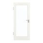 Frontansicht von GARANT Zimmertür Authentic Bianco GCK08 mit Lichtausschnitt LA-3