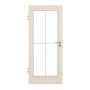 Frontansicht von GARANT Zimmertür Authentic Perl CPL mit Lichtausschnitt LA-3 Sprosse SP0