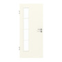 Frontansicht von GARANT Zimmertür 9417-60 Snow White CPL mit Lichtausschnitt LA-4 bandseitig Sprosse SP10