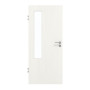 Frontansicht von GARANT Zimmertür Authentic Bianco GCK08 mit Lichtausschnitt LA-5 bandseitig