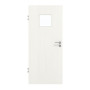 Frontansicht von GARANT Zimmertür Authentic Bianco GCK08 mit Lichtausschnitt LA-7