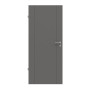 Frontansicht von HÖRMANN Innentür Groove 16 Staubgrau RAL 7037 Lack DesignLine