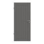 Frontansicht von HÖRMANN Innentür Groove 54 Staubgrau RAL 7037 Lack DesignLine