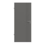 Frontansicht von HÖRMANN Innentür Groove 85 Staubgrau RAL 7037 Lack DesignLine