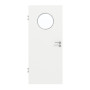 Frontansicht von GARANT Objektinnentür D354-60 Designer White Resopal mit Lichtausschnitt LA-13