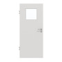 Frontansicht von GARANT Objektinnentür 0160-60 Silver Grey CePaL mit Lichtausschnitt LA-9