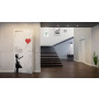 Red balloon Innentür - Banksy Style 7