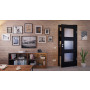 Front-Milieuansicht von Schwarz RAL 9005 LA 11 Mattlack ProLine Innentür - Hörmann