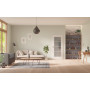 Front-Milieuansicht von GARANT Zimmertür 0160-60 Silver Grey CPL mit Lichtausschnitt LA-2 Sprosse SP10