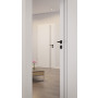 CloseUp-Milieuansicht von Linea Black 01 Weißlack RAL 9016 Innentür - Deine Tür