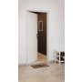 CloseUp-Milieuansicht von CLASSEN Wohnungseingangstür-Set Weiß RAL 9010 CPL 4.1 mit Stahl-Blockzarge und Beschlag