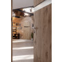 CloseUp-Milieuansicht von HÖRMANN Innentür Pure 1 Nordeiche Duradecor DesignLine mit Lichtausschnitt quer