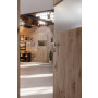 CloseUp-Milieuansicht von HÖRMANN Innentür Pure 2 Nordeiche Duradecor DesignLine mit Lichtausschnitt quer