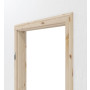 Detailansicht von Innentür-Set Typ 6002-LA Kiefer Massivholz mit Zarge und Drücker - Radex