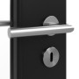 Detailansicht der Oberfläche von Schwarz RAL 9005 LA 11 Mattlack ProLine Innentür - Hörmann