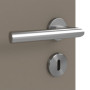 Detailansicht der Oberfläche von Taupe RAL 7048 Mattlack ProLine Innentür - Hörmann