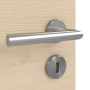Detailansicht der Oberfläche von GARANT Zimmertür-Set Authentic Sand quer CPL mit Zarge und Drücker