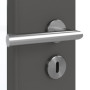 Detailansicht der Oberfläche von GARANT Zimmertür 10622-60 Ebony CPL mit Lichtausschnitt LA-DIN