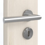 Detailansicht der Oberfläche von GARANT Zimmertür Authentic Perl CPL mit Lichtausschnitt LA-DIN