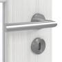 Detailansicht der Oberfläche von GARANT Zimmertür Authentic Grigio GCK08 mit Lichtausschnitt LA-DIN Sprosse SP0