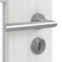 Detailansicht der Oberfläche von GARANT Zimmertür Authentic Grigio GCK08 mit Lichtausschnitt LA-DIN Sprosse SP10