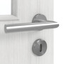 Detailansicht der Oberfläche von GARANT Zimmertür Authentic Grigio GCK08 mit Lichtausschnitt LA-11