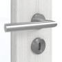 Detailansicht der Oberfläche von GARANT Zimmertür Authentic Grigio GCK08 mit Lichtausschnitt LA-2