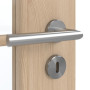 Detailansicht der Oberfläche von GARANT Zimmertür Authentic Achat CPL mit Lichtausschnitt LA-2 Sprosse SP0