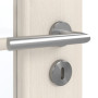 Detailansicht der Oberfläche von GARANT Zimmertür Authentic Perl CPL mit Lichtausschnitt LA-2 Sprosse SP0