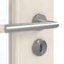 Detailansicht der Oberfläche von GARANT Zimmertür Authentic Perl CPL mit Lichtausschnitt LA-2 Sprosse SP1