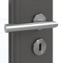Detailansicht der Oberfläche von GARANT Zimmertür 10622-60 Ebony CPL mit Lichtausschnitt LA-2 Sprosse SP2