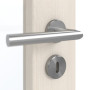 Detailansicht der Oberfläche von GARANT Zimmertür Authentic Perl CPL mit Lichtausschnitt LA-3