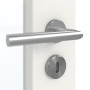 Detailansicht der Oberfläche von GARANT Zimmertür Quer Authentic Bianco CPL mit Lichtausschnitt LA-3