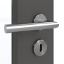Detailansicht der Oberfläche von GARANT Zimmertür 10622-60 Ebony CPL mit Lichtausschnitt LA-4 schlossseitig