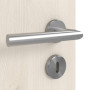 Detailansicht der Oberfläche von GARANT Zimmertür Authentic Perl CPL mit Lichtausschnitt LA-5 bandseitig Sprosse SP10